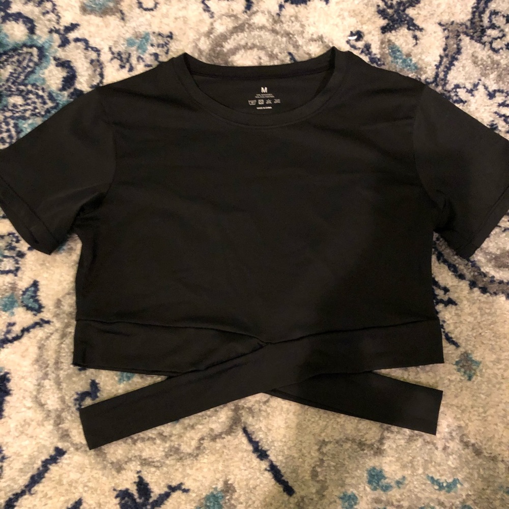 NVGTN Black Crossbody Tee